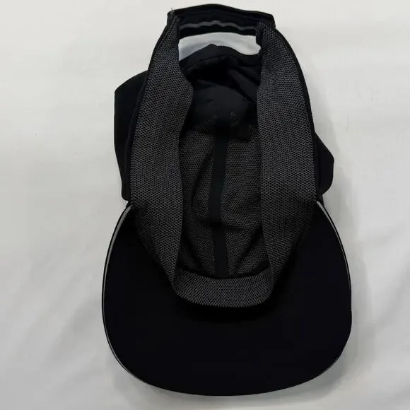 Lululemon Fast and Free Running Hat Black One Size Lightweight Lulu Cap - Picture 6 of 10